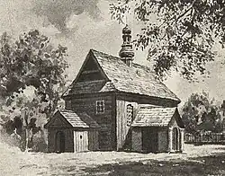 Kościół w Nagłowicach, 1905