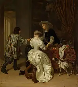 Posłaniec (1674), Mauritshuis Haga