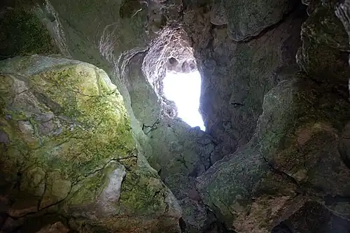 Komin i górny otwór