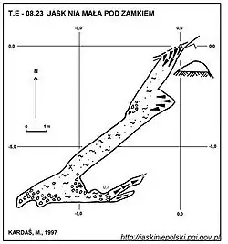 Plan jaskini