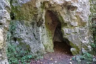 Otwór do korytarza południowego