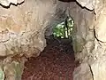 Korytarz i otwór jaskini