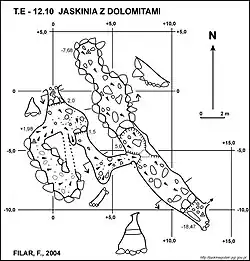 Plan jaskini