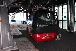 Peron na górnej stacji