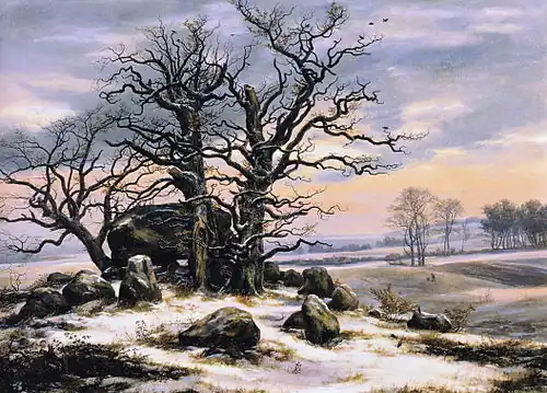 Megalith Grave in Winter (1824-25)