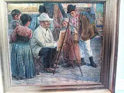 Johannes Vilhjem, Kristian Zahrtmann w Civita d’Antino