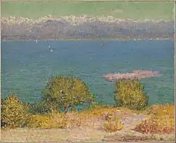 John Peter Russell, Pejzaż, Antibes, 1891