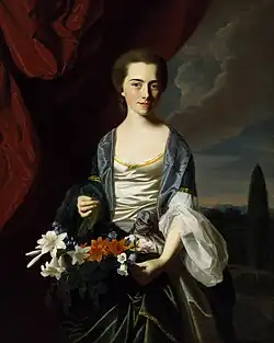John Singleton Copley, Portret  Sarah Sherburne Langdon, 1767