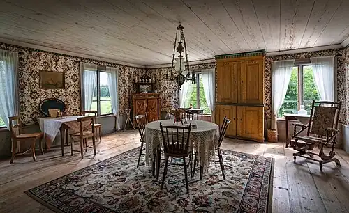 Jeden z pokoi w domu Jon‑Lars (2023)