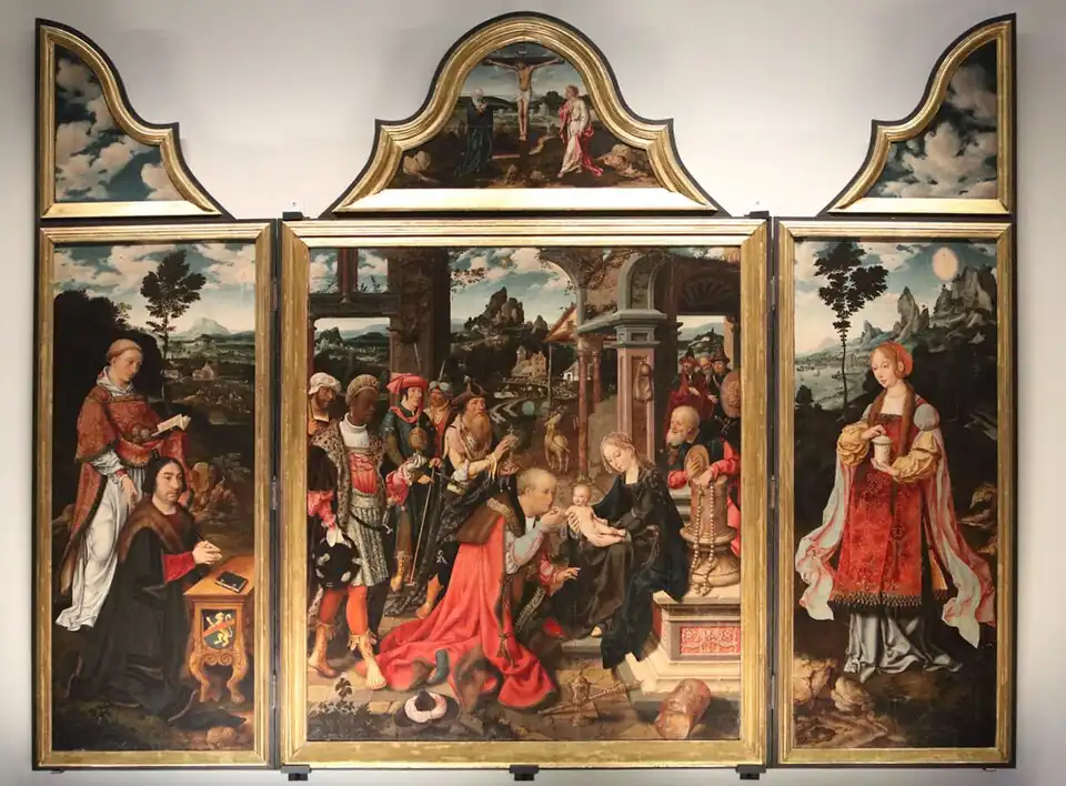 Joos van Cleve, Tryptyk Pokłon Trzech Króli