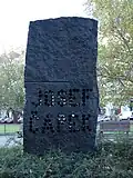 Monument Josefa Čapka w Pradze