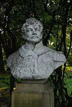 Popiersie księcia Józefa w Parku Jordana w Krakowie