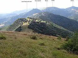 Widok ze szczytu Rakytov