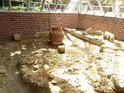 Pozostałości starożytnego greckiego miasta