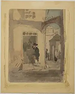 Szames stukający w drzwi, 1883, Muzeum Narodowe w Krakowie