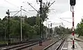 Głowica rozjazdowa stacji Krynica-Zdrój