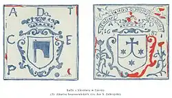 Kafle z klasztoru w Czernej