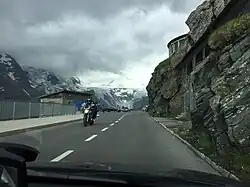 w oddali lodowiec Pasterze