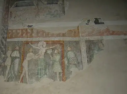 Polichromia gotycka w kościele