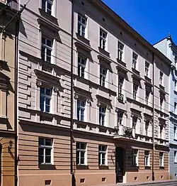 ul. św. Gertrudy 28Kamienica, część Hotelu Royal (proj. Władysław Kleinberger (?), 1885)