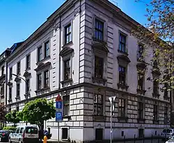 ul. Grabowskiego 7 (ul. Pawlikowskiego 2)Kamienica (proj. Józef Pakies, 1905)