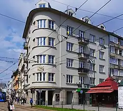 ul. Józefa Dietla 78Kamienica (proj. Samuel Nebenzahl, 1936–1937)