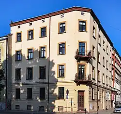 ul. Kochanowskiego 25 (al. Mickiewicza 39)Kamienica (bud. A. Zajączkowski, 1895)