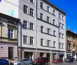 Modernistyczna kamienica,ul. Kalwaryjska 28.