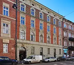 ul. Karmelicka 38Kamienica (proj. Władysław Ekielski, ok. 1892)