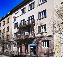 ul. Krowoderska 65a.Modernistyczna kamienica