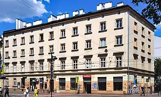 Kamienica, dawny Zakład Wychowawczy dla Osieroconych Chłopców Izraelickich (1887),Kraków, ul. Starowiślna 50