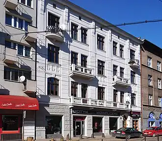 Kamienica (1913, przebudowa w 1928 wg proj. Franciszka Mączyńskiego),Kraków, ul. Zwierzyniecka 17
