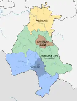 Plan powiatu kamiennogórskiego