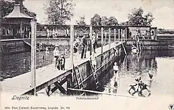 Wnętrze Kąpieliska na Czarnej Wodzie, początek XX w