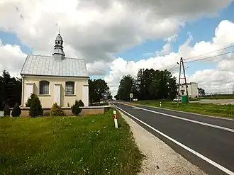 Makoszyn - zabytkowa kaplica z I połowy XIX wieku