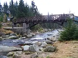 Widok od strony czeskiej (listopad 2009)