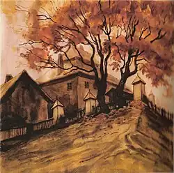 Akwarela Karola Prausa (jr.) z 1926 r.