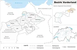 Plan okręgu Vorderland