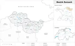 Plan okręgu Zurzach