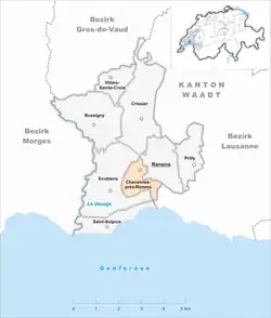 Plan Chavannes-près-Renens