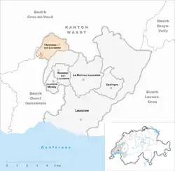 Plan Cheseaux-sur-Lausanne