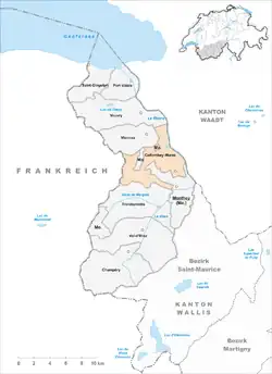 Plan Collombey-Muraz