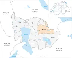 Plan Menzingen (Szwajcaria)