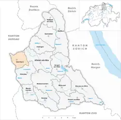 Plan Ottenbachu (Szwajcaria)