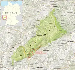 Plan Park Narodowy Hunsrück-Hochwald