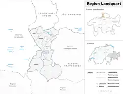 Plan regionu Landquart