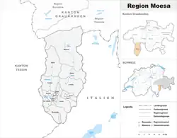 Plan regionu Moesa