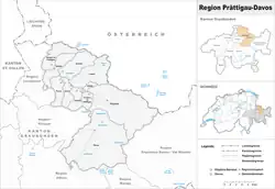 Plan regionu Prättigau/Davos