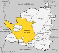 Plan Rottenburg am Neckar