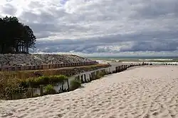 Ujście Kanału Karwinka do morza